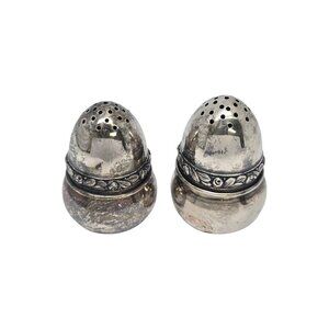 Bruno Alexander Nylund Finland 830 Silver Salt and Pepper Shakers #23987